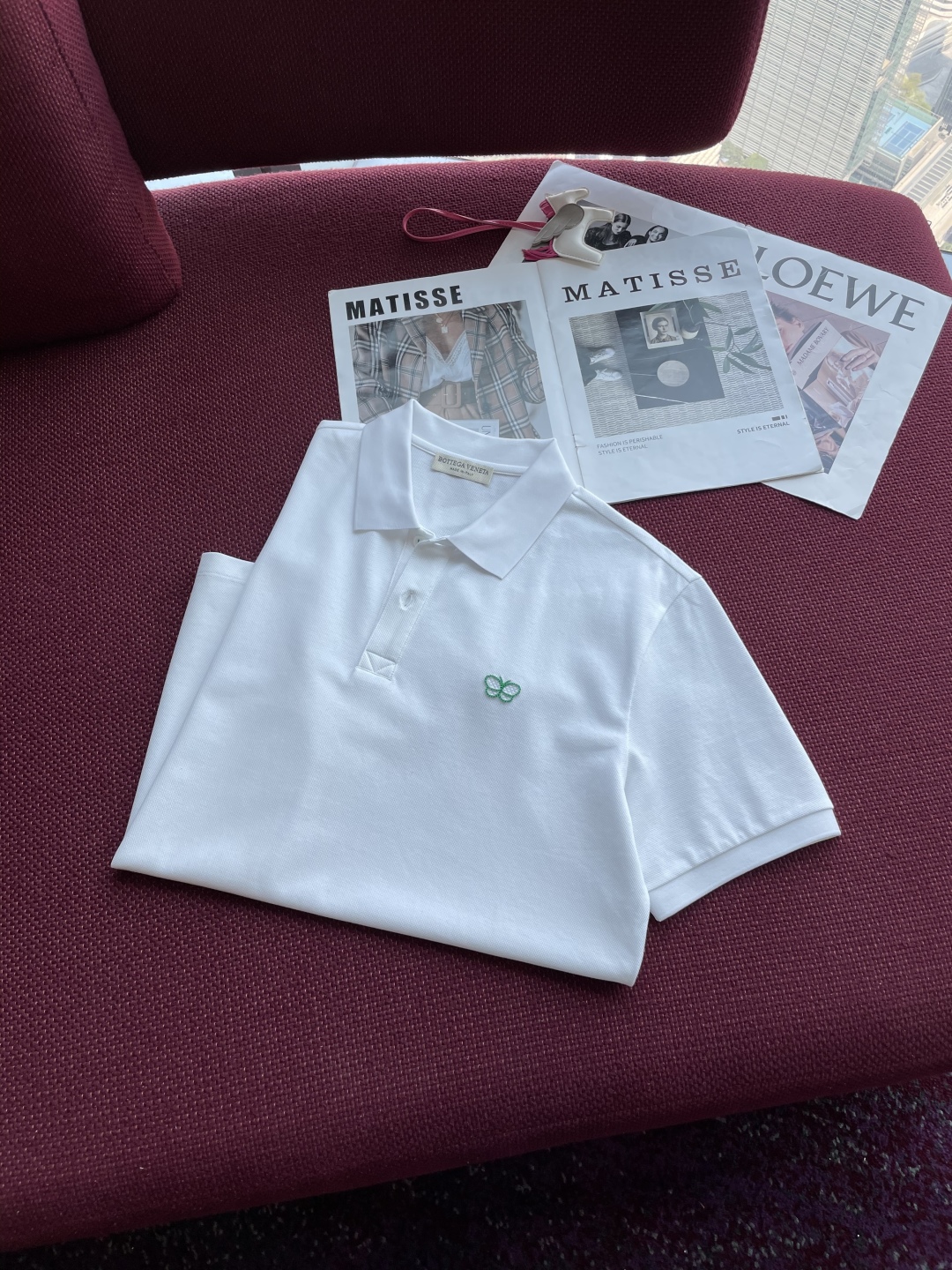 2025 Men’s Polo Shirts with Green Stereo Design and Silk-Cotton Fabric - 图片 6