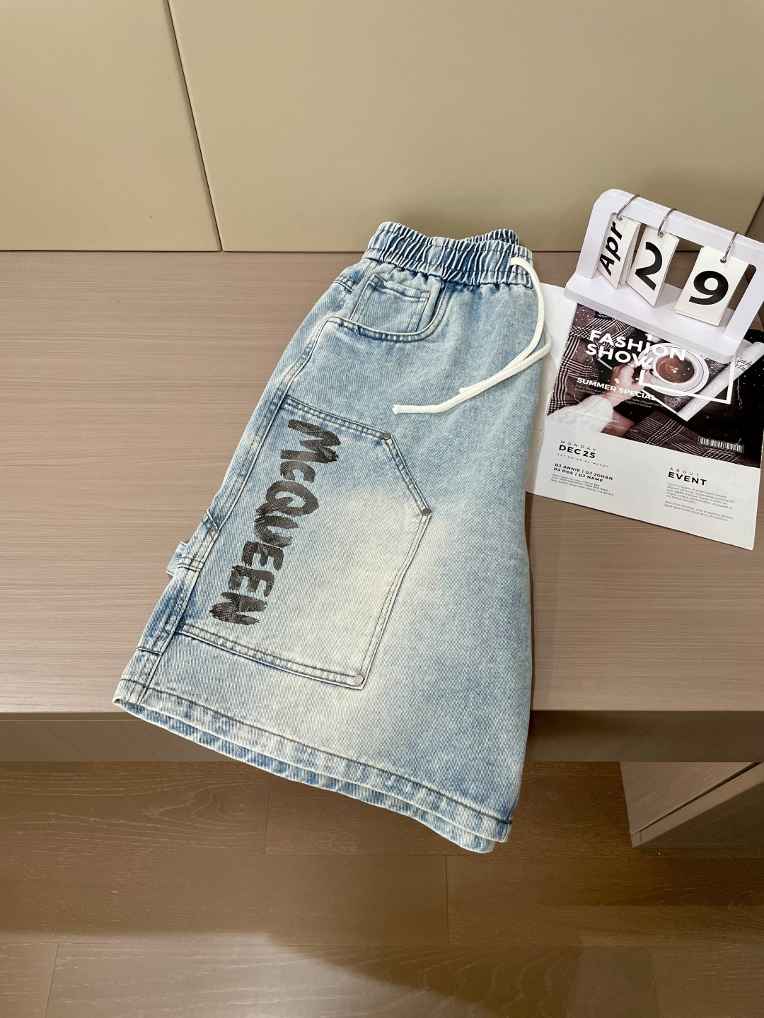 “McQueen 2025 Summer Boys Custom-Made High-Quality Brand Element Design Zenium Pants” - 图片 7