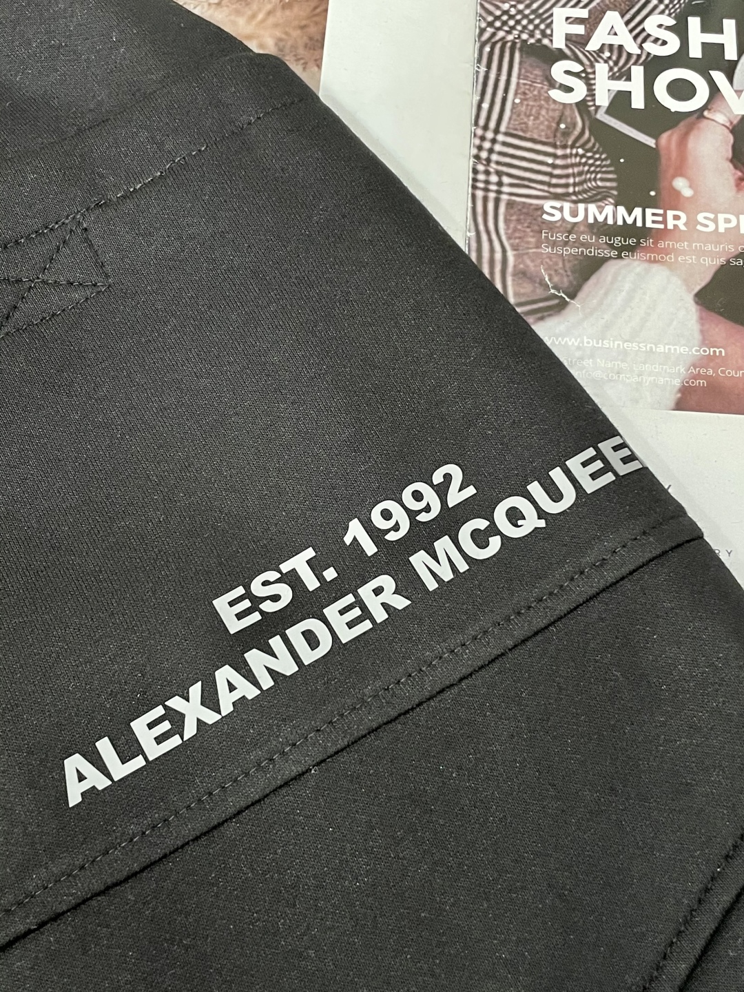 McQueen 2025 Summer Shorts: Comfortable Cotton, Tight Fit, Zenium Technology, Various Sizes - 图片 8