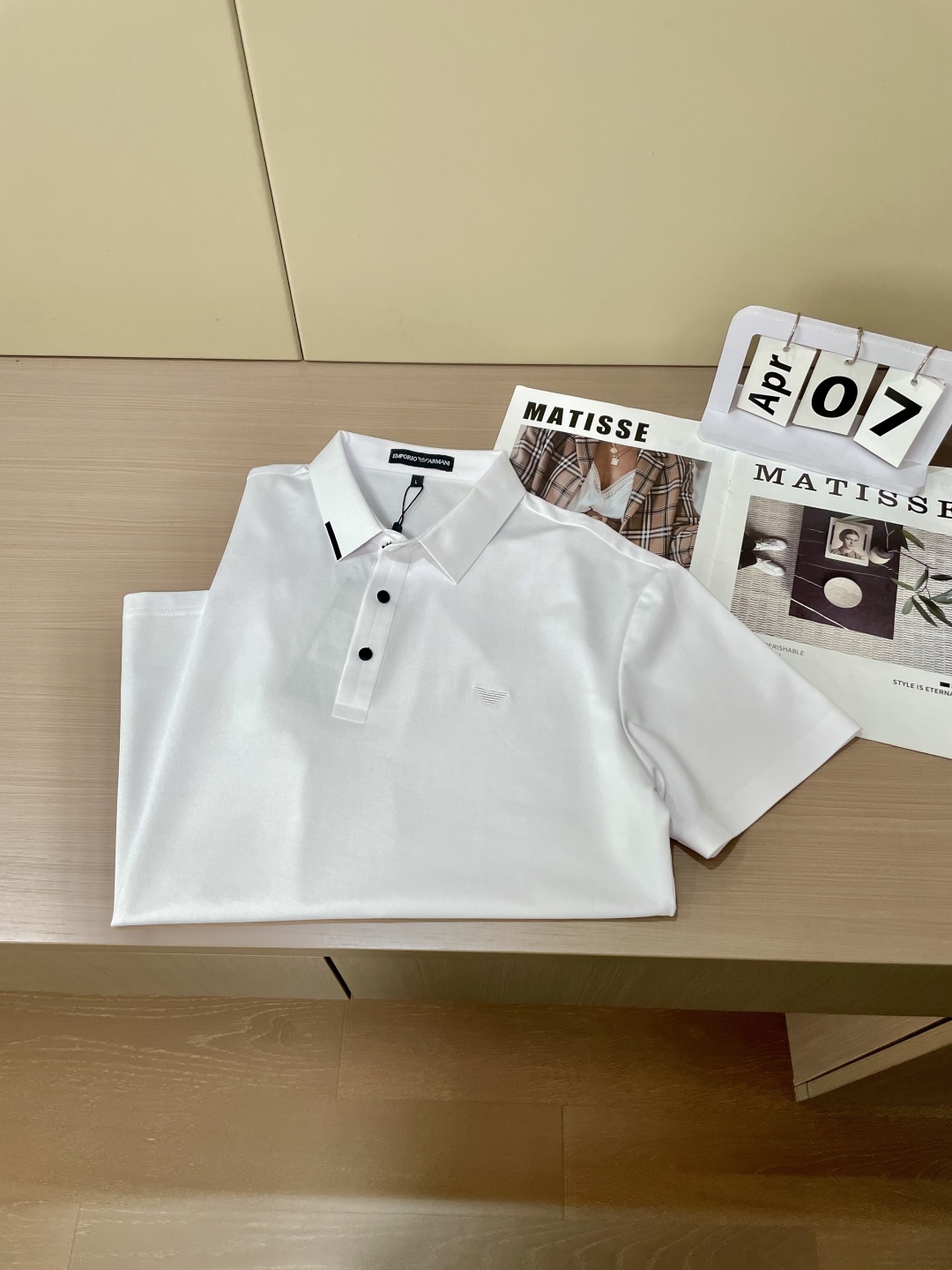 Amani Polo Shirt 2025 Spring/Summer Collection: Luxurious, Comfortable, Versatile. - 图片 8