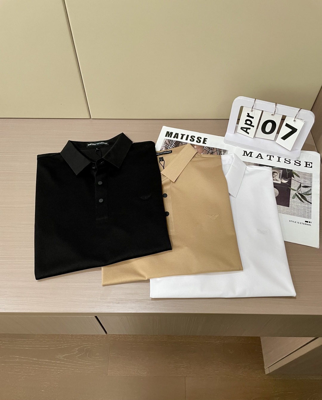 Amani Polo Shirt 2025 Spring/Summer Collection: Luxurious, Comfortable, Versatile. - 图片 9