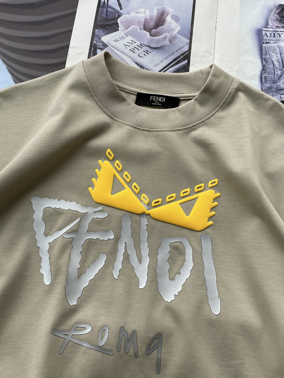 FD 2026春夏款/官网同步面料采用重磅纯棉精梳棉面料，OS宽松版型，上身版型超正！日常百搭，衣橱必备