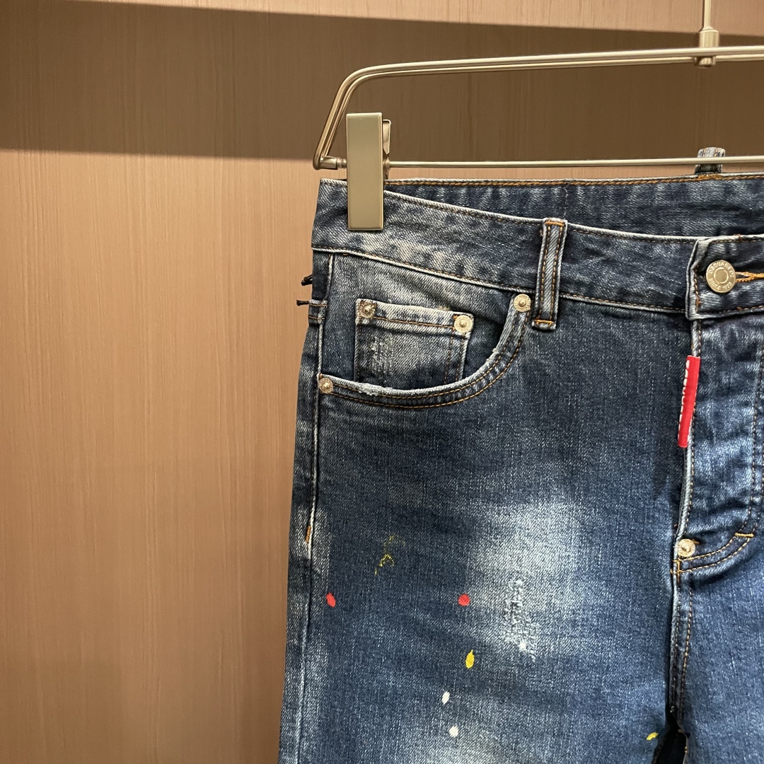 Stylish Imported Jeans in Pure Cotton-Cowry for Timeless Fashion Appeal - 图片 2