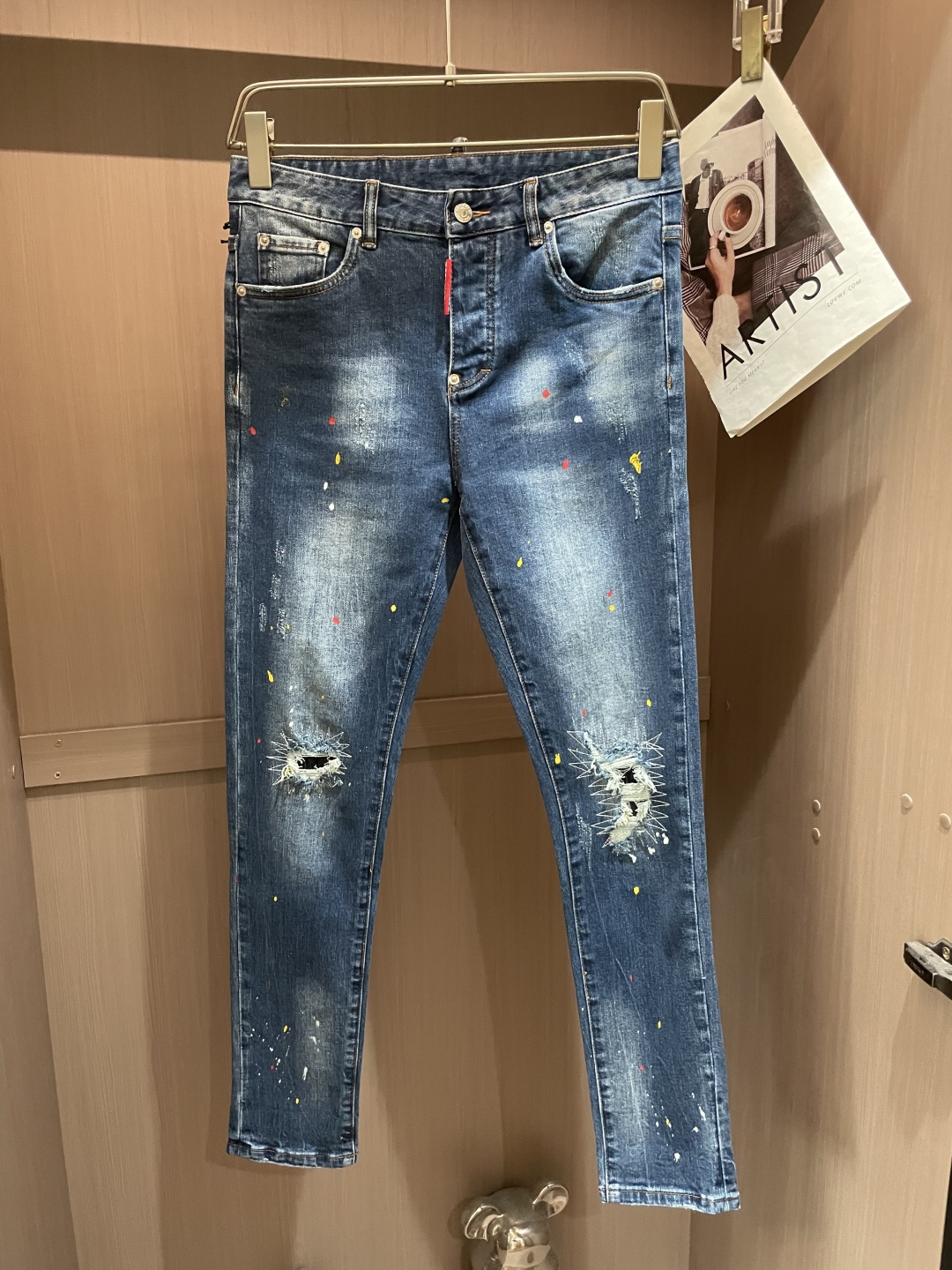 Stylish Imported Jeans in Pure Cotton-Cowry for Timeless Fashion Appeal