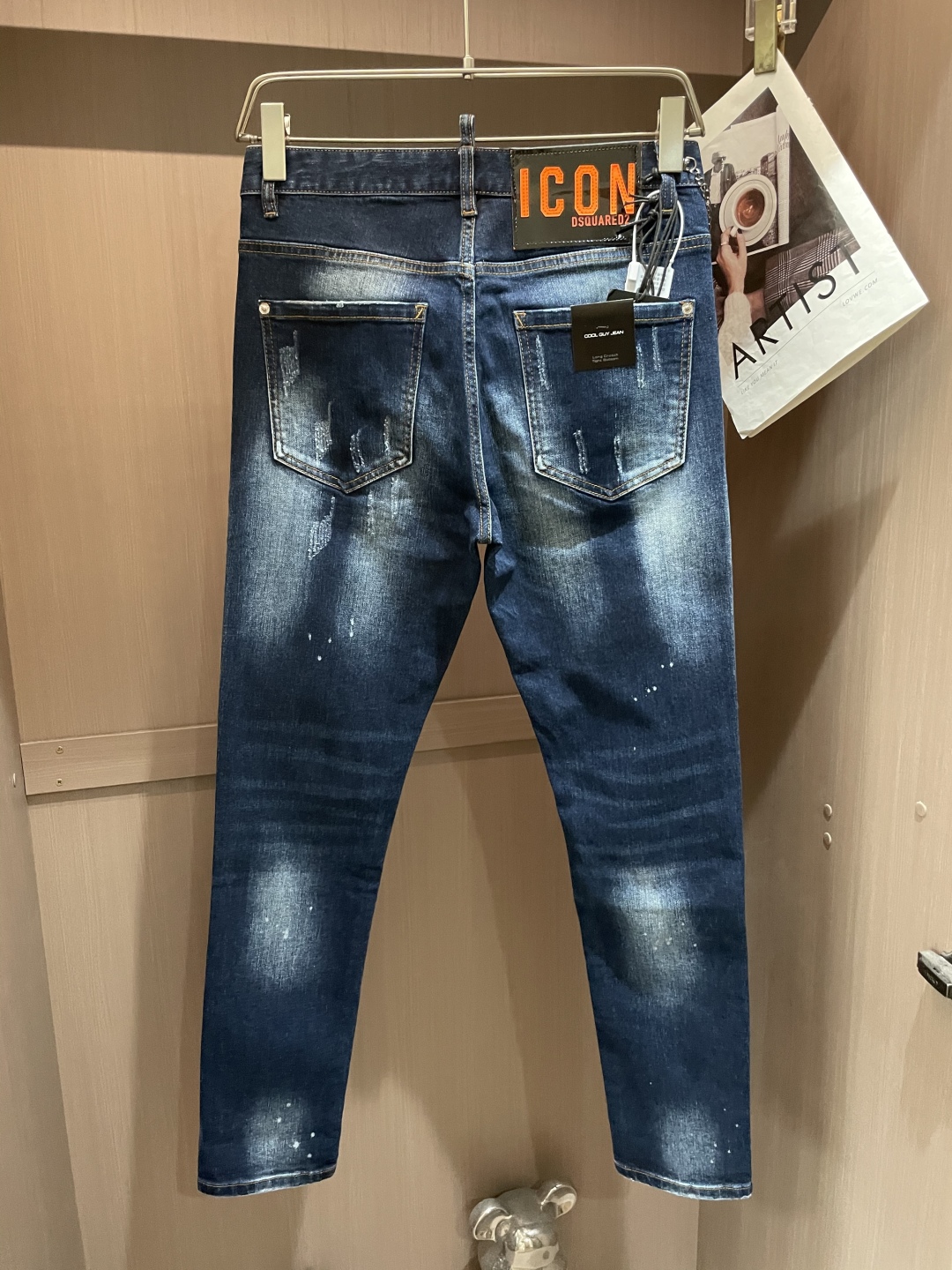 Stylish Imported Jeans in Pure Cotton-Cowry, Colorful and Micro-Flexed, with Unchanging Natural Colors. - 图片 3