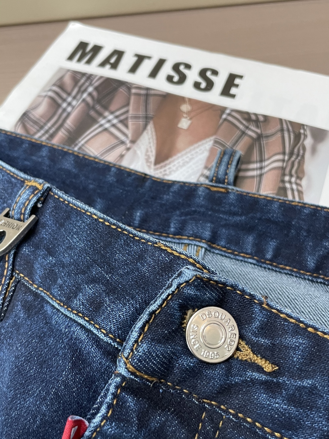 Stylish Imported Jeans in Pure Cotton-Cowry, Colorful and Micro-Flexed, with Unchanging Natural Colors. - 图片 4