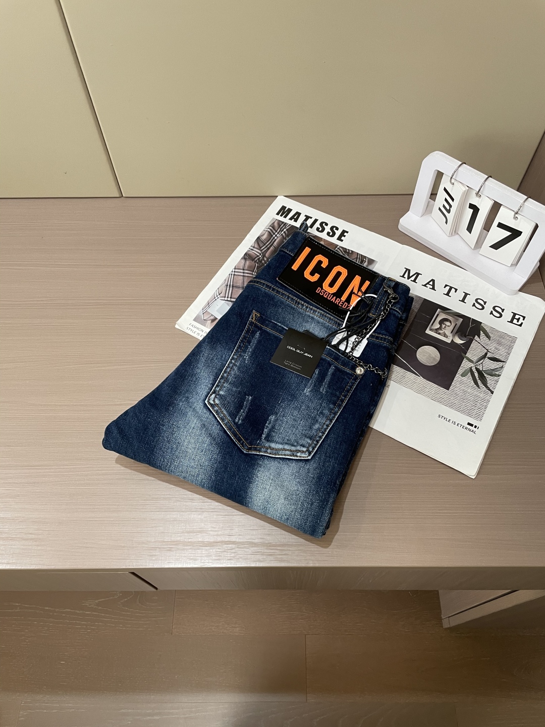 Stylish Imported Jeans in Pure Cotton-Cowry, Colorful and Micro-Flexed, with Unchanging Natural Colors. - 图片 8