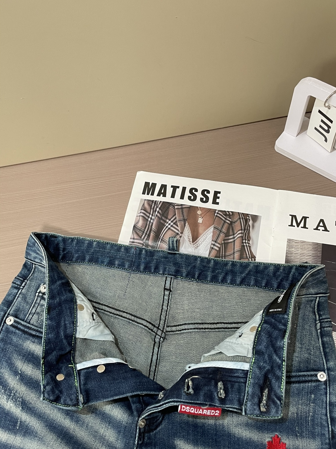 Fashionable Turkish Cotton Jeans with Unique Color Evolution and Elegant Design (18 words) - 图片 5