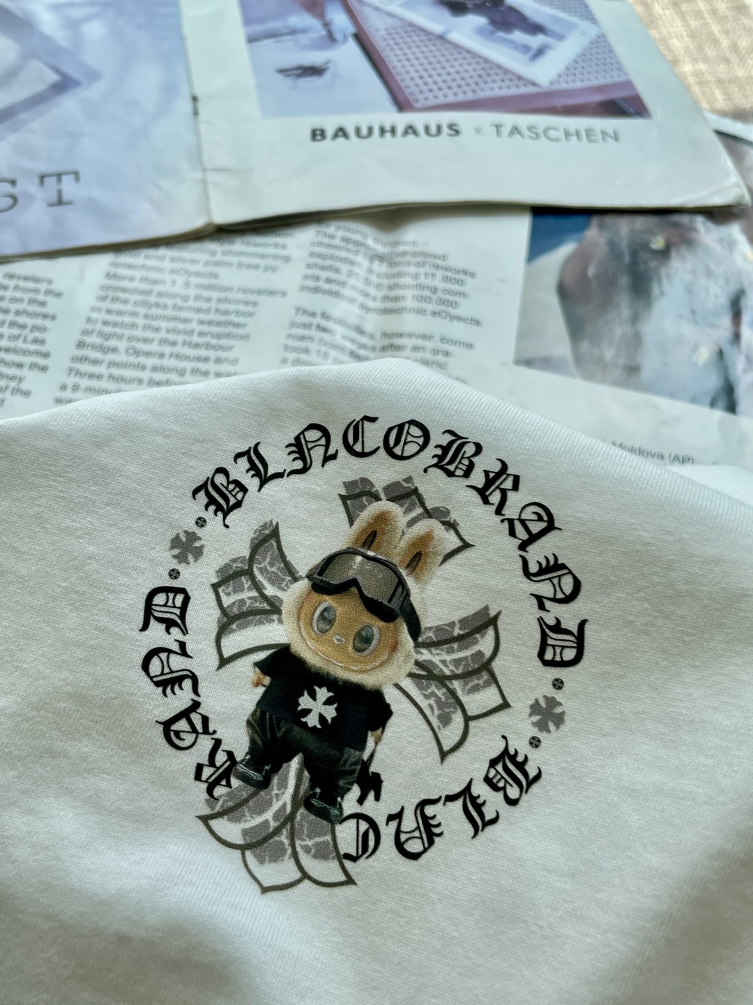 Labubub White T: A Fusion of Cute and Hard-Core Style by Chrome Hearts - 图片 7