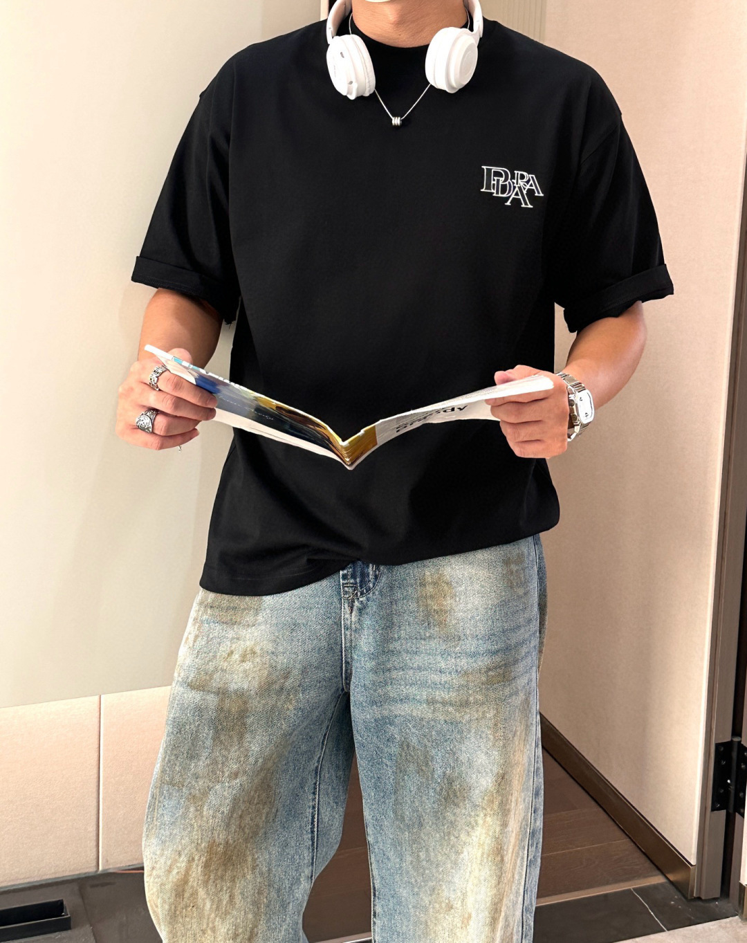 
Prad
2025春夏款/官网同步
面料采用重磅纯棉精梳棉面料，OS宽松版型，上身版型超正！日常百搭，