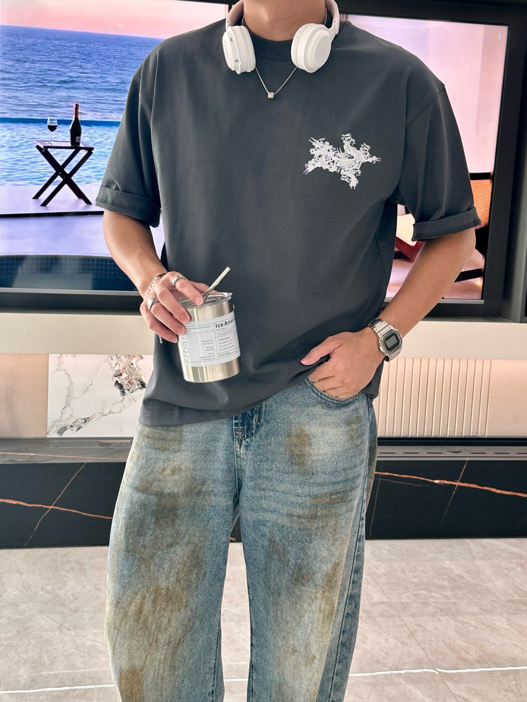 NO:478494,Archaeopteryx 2025 spring and summer style/official website synchronization The fabric is made of heavy pure cotton combed cotton fabric, OS loose style, and the upper body style is super positive!  Everyday versatile, a must-have item for wardrobe!  Size S-3XL (Large-size) Size/part S M L XL 2XL 3XL Shoulder width 52 54 56 57 59 60 Clothes length 70 72.75.78.82.85. Bust 54 56.58.60.62.64. Sleeve length 24 26 27 28 29 30,arc'teryx,alexander wang19860909始祖鸟 2025春夏款/官网同步 面料采用重磅纯棉精梳棉面料,OS宽松版型,上身版型超正！日常百搭,衣橱必备单品！ 尺码 S-3XL（版型偏大） 码数/部位S M L XL 2XL 3XL 肩宽 52 54 56 57 59 60 衣长70 72.75.78.82.85. 胸围 54 56.58.60.62.64. 袖长24 26 27 28 29 30,arc'teryx,alexander wang,Men's clothing