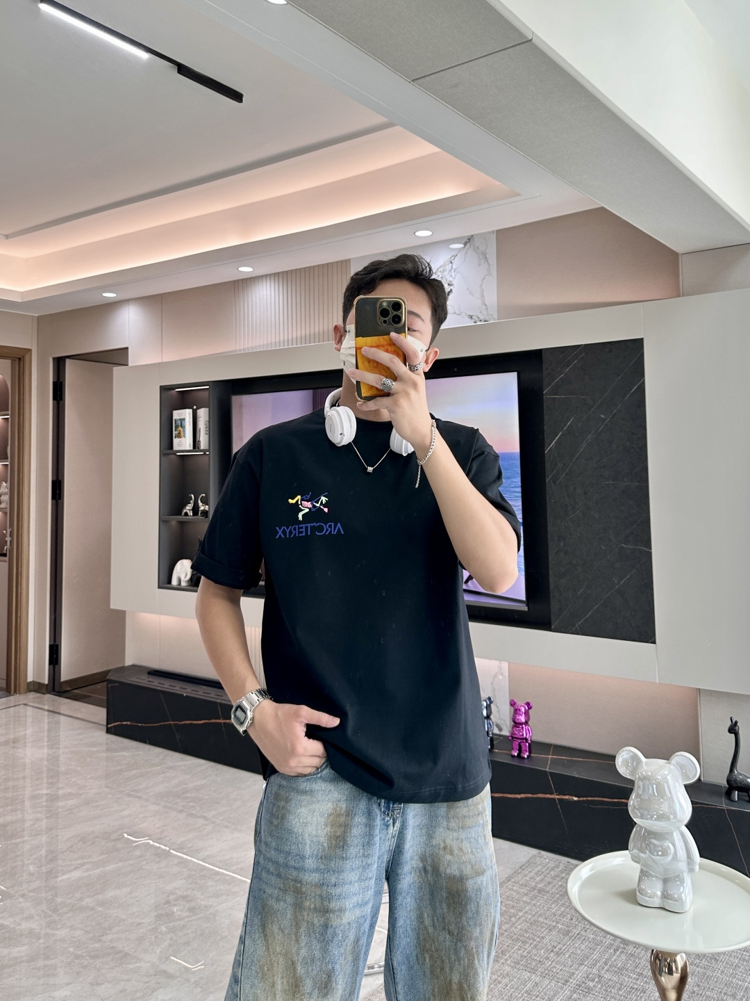 始祖鸟2026春夏款/官网同步面料采用重磅纯棉精梳棉面料，OS宽松版型，上身版型超正！日常百搭，衣橱必备