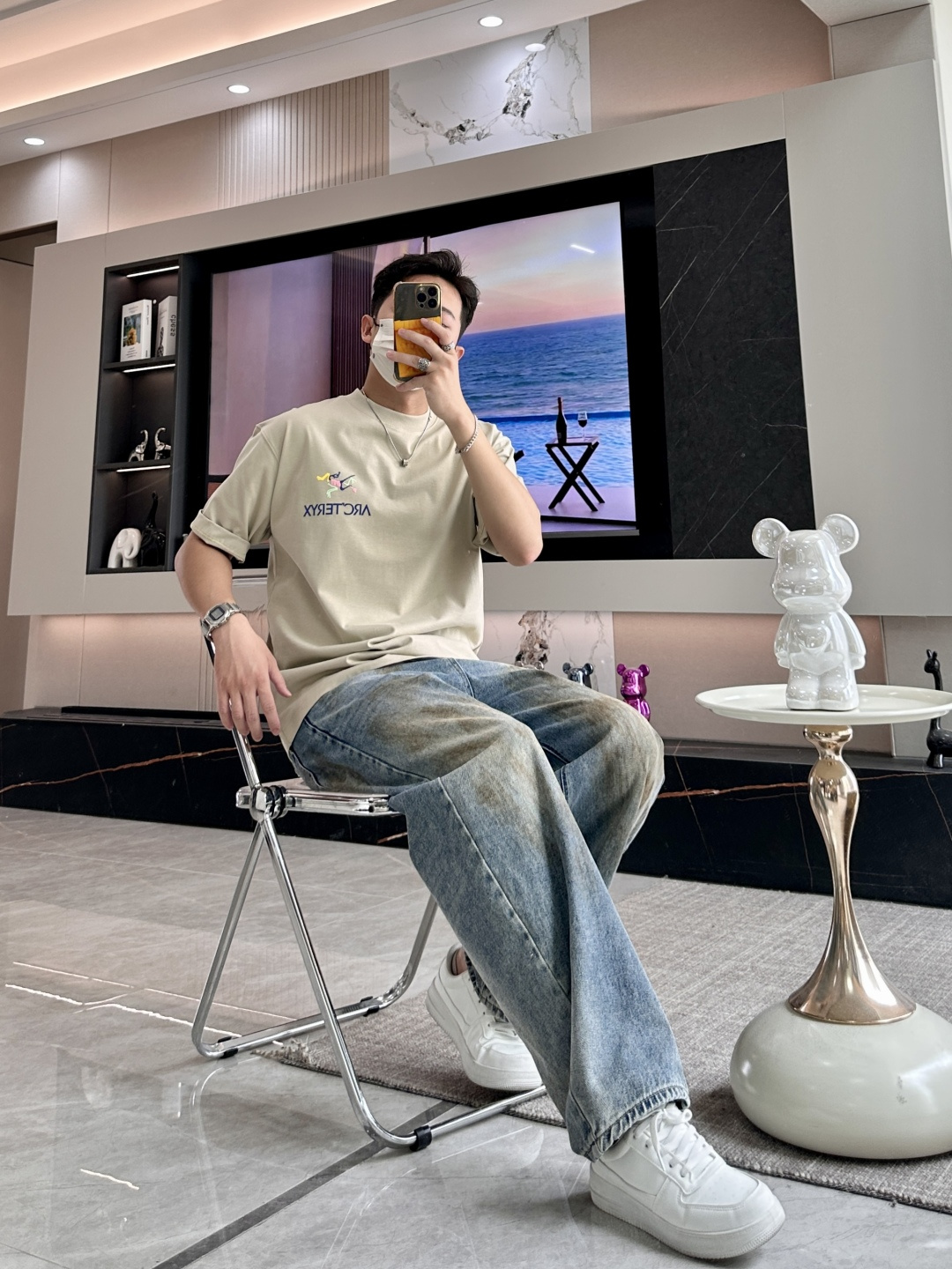 始祖鸟2026春夏款/官网同步面料采用重磅纯棉精梳棉面料，OS宽松版型，上身版型超正！日常百搭，衣橱必备