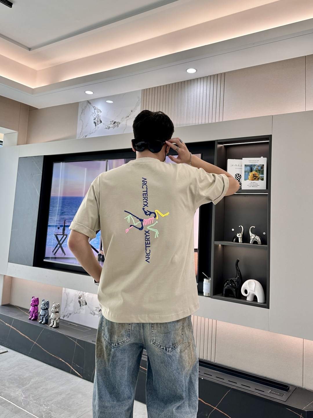 始祖鸟2026春夏款/官网同步面料采用重磅纯棉精梳棉面料，OS宽松版型，上身版型超正！日常百搭，衣橱必备