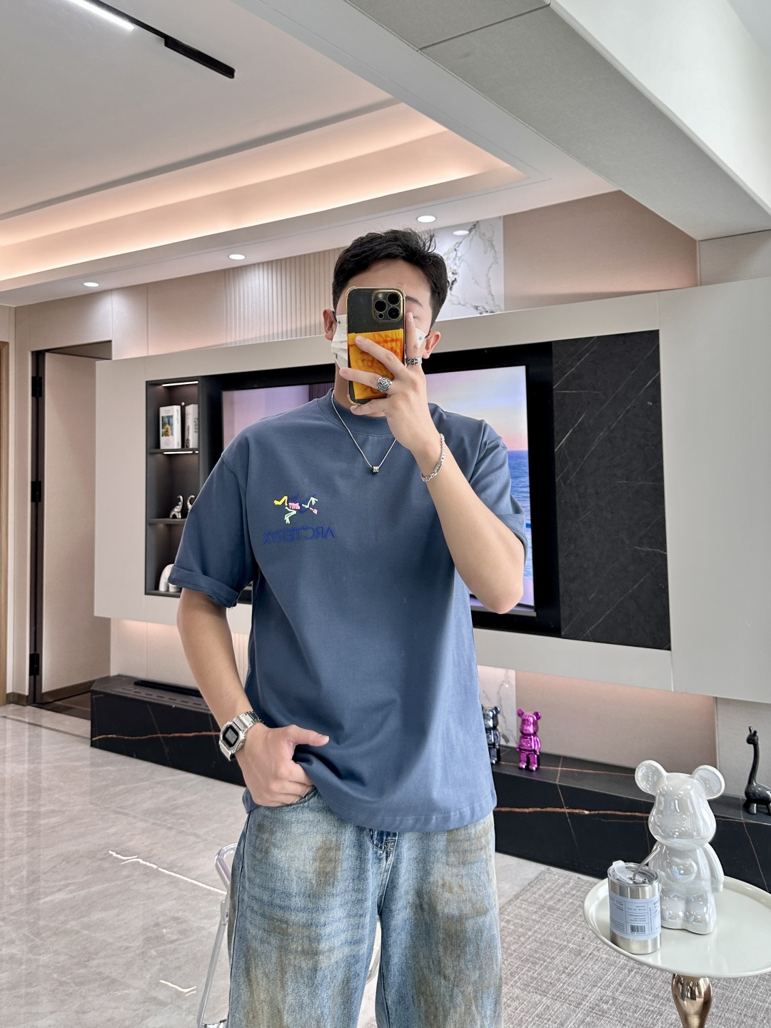 始祖鸟2026春夏款/官网同步面料采用重磅纯棉精梳棉面料，OS宽松版型，上身版型超正！日常百搭，衣橱必备