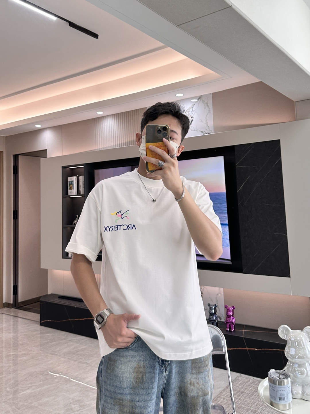 始祖鸟2026春夏款/官网同步面料采用重磅纯棉精梳棉面料，OS宽松版型，上身版型超正！日常百搭，衣橱必备