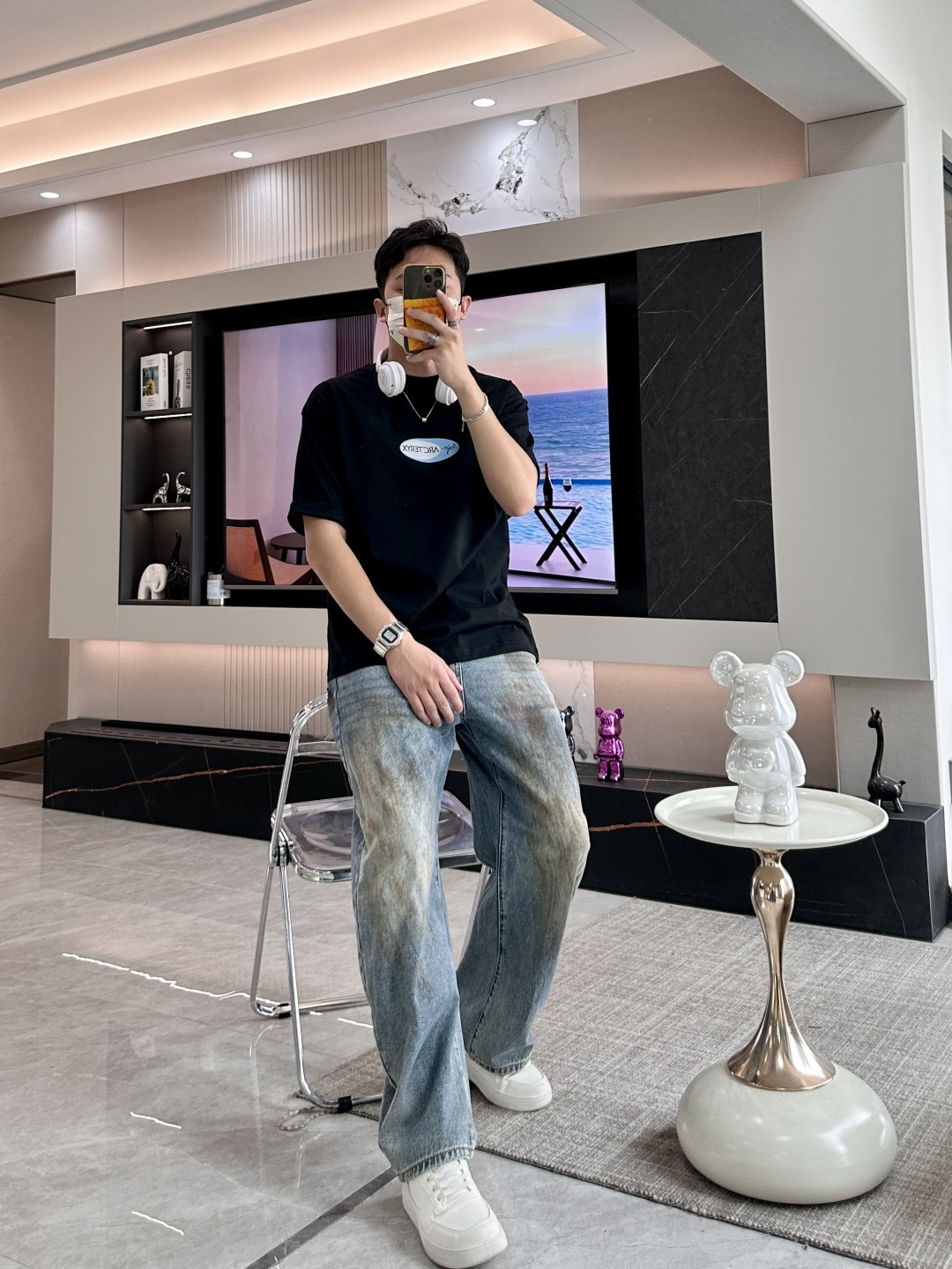 始祖鸟2026春夏款/官网同步面料采用重磅纯棉精梳棉面料，OS宽松版型，上身版型超正！日常百搭，衣橱必备