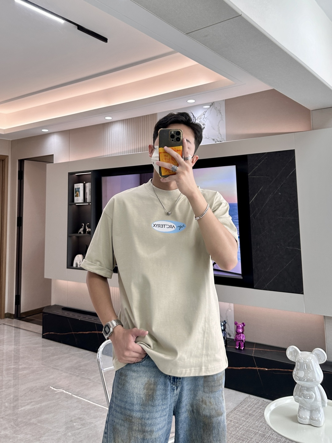 始祖鸟2026春夏款/官网同步面料采用重磅纯棉精梳棉面料，OS宽松版型，上身版型超正！日常百搭，衣橱必备