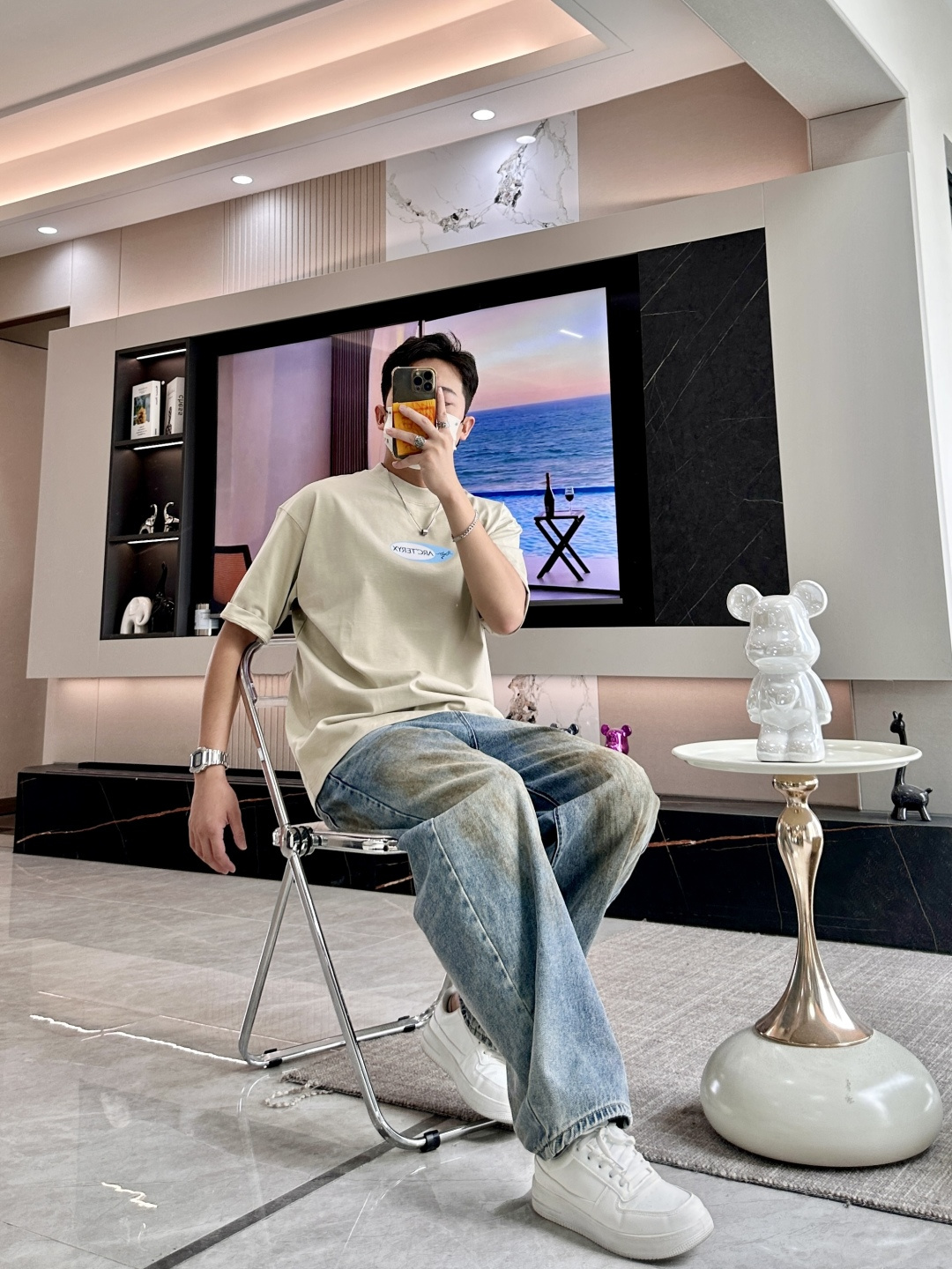 始祖鸟2026春夏款/官网同步面料采用重磅纯棉精梳棉面料，OS宽松版型，上身版型超正！日常百搭，衣橱必备