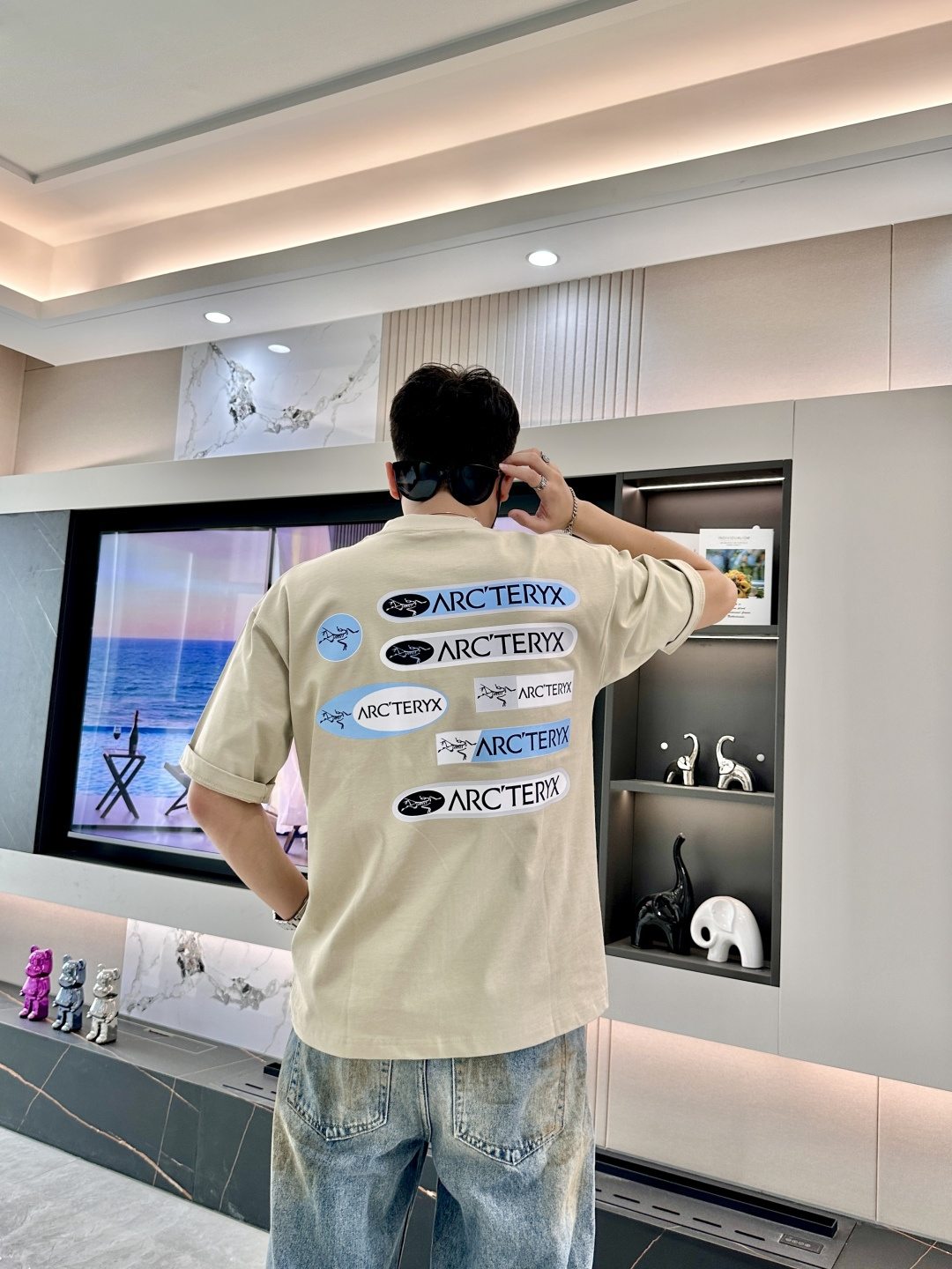 始祖鸟2026春夏款/官网同步面料采用重磅纯棉精梳棉面料，OS宽松版型，上身版型超正！日常百搭，衣橱必备