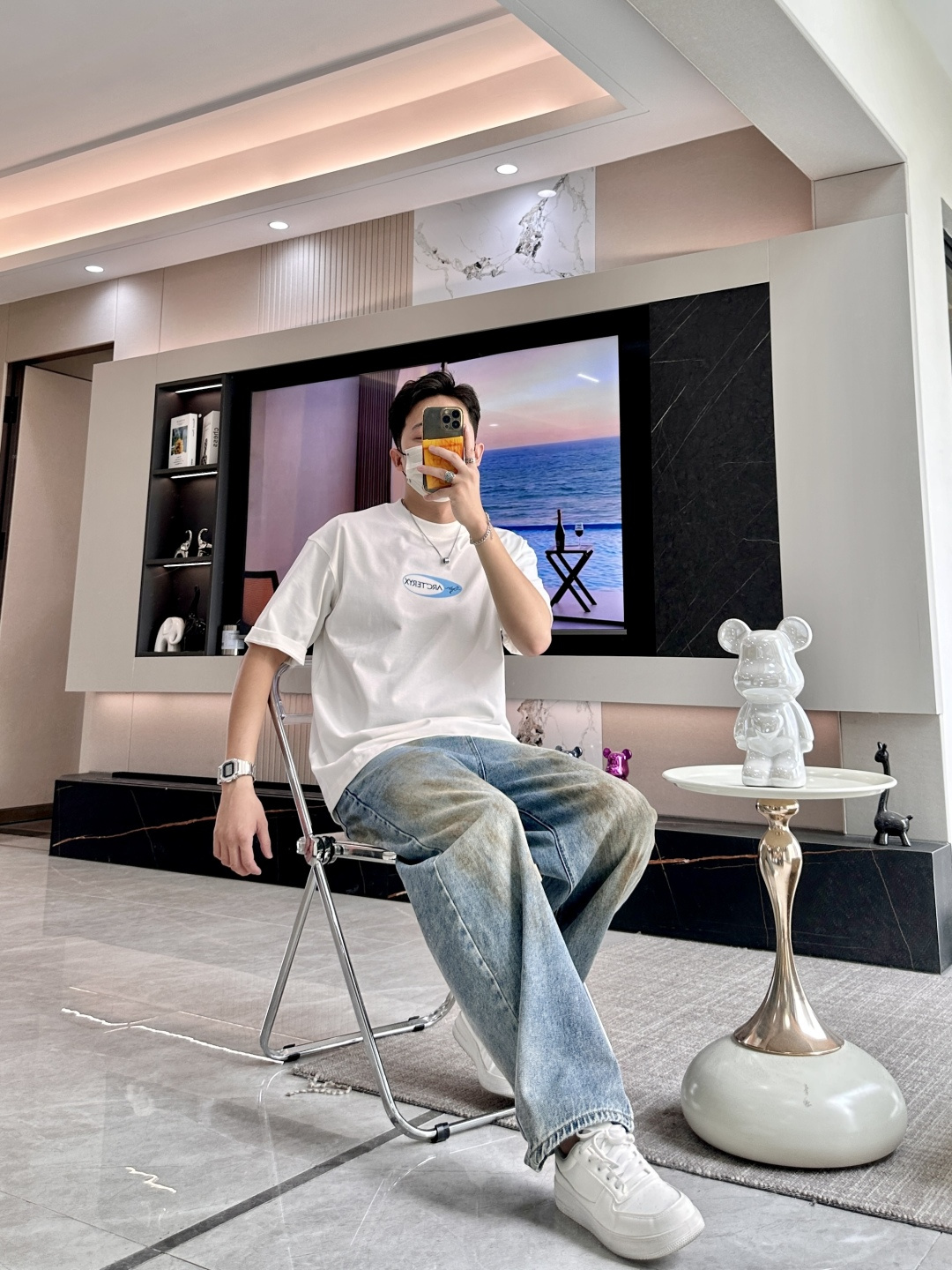 始祖鸟2026春夏款/官网同步面料采用重磅纯棉精梳棉面料，OS宽松版型，上身版型超正！日常百搭，衣橱必备