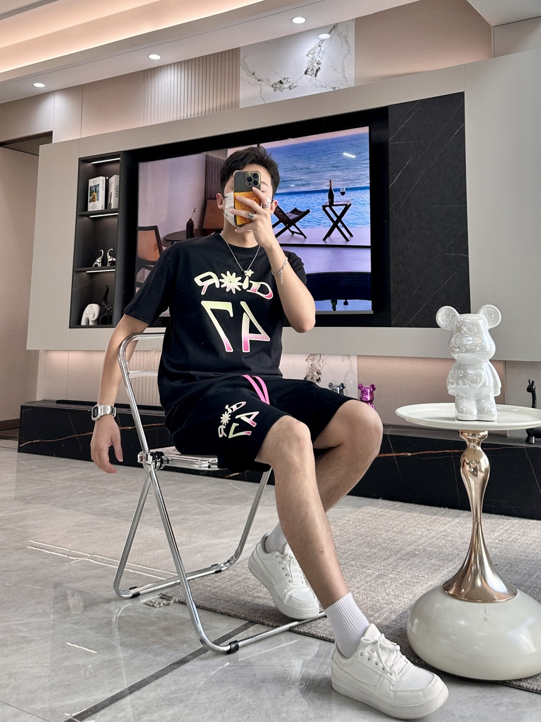 
Dior 圆领短袖短裤套装 半袖套装顶级版本贸易公司渠道订单，海外精品独家限定发售，经典即永恒，入手绝