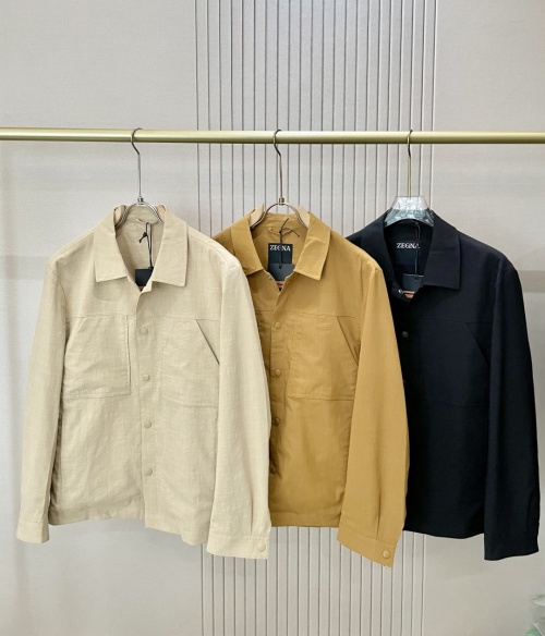 Zegna 2025 Fall/Winter Linen Jacket - Stylish Designer Outerwear 1 Zegna 2025 Fall/Winter Linen Jacket - Stylish Designer Outerwear