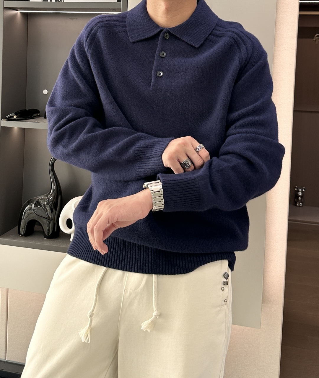 lP🆕秋冬男士羊毛针织衫｜简约高级，轻松拿捏质感穿搭男士们看过来！这几款针织衫真的太懂秋冬穿搭了～甄选意