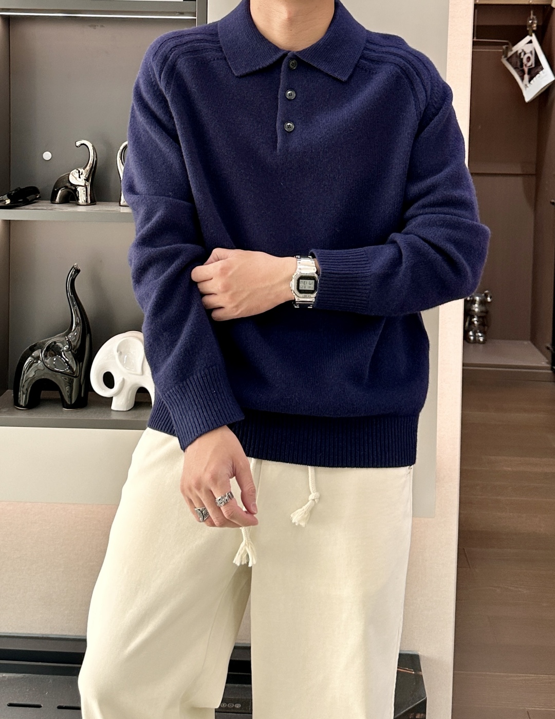 lP🆕秋冬男士羊毛针织衫｜简约高级，轻松拿捏质感穿搭男士们看过来！这几款针织衫真的太懂秋冬穿搭了～甄选意