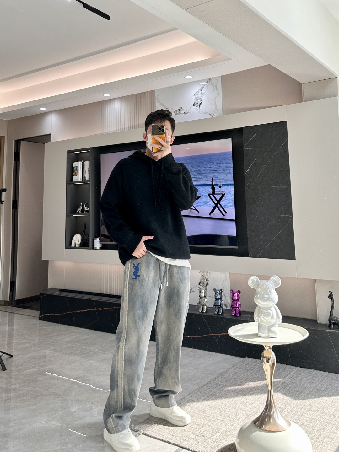 H家男士连帽羊毛针织衫｜慵懒与质感并存的秋冬首选男生秋冬穿搭不用愁，这两款连帽针织衫直接封神！💡甄选意大