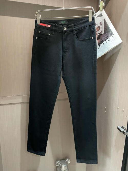 Prada Classic Black Denim Jeans Versatile Style, Comfortable Fit - Size 29-38 1 Prada Classic Black Denim Jeans Versatile Style, Comfortable Fit - Size 29-38