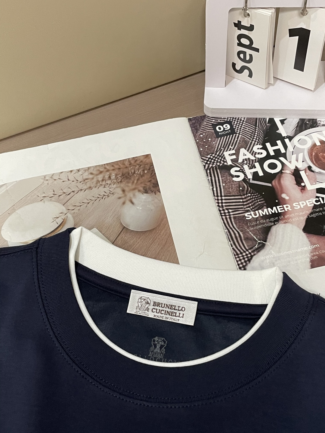 BC Brunello Cucinelli 2025SS秋季新品假两件长袖精纺精梳棉，帅气时尚，简约百搭