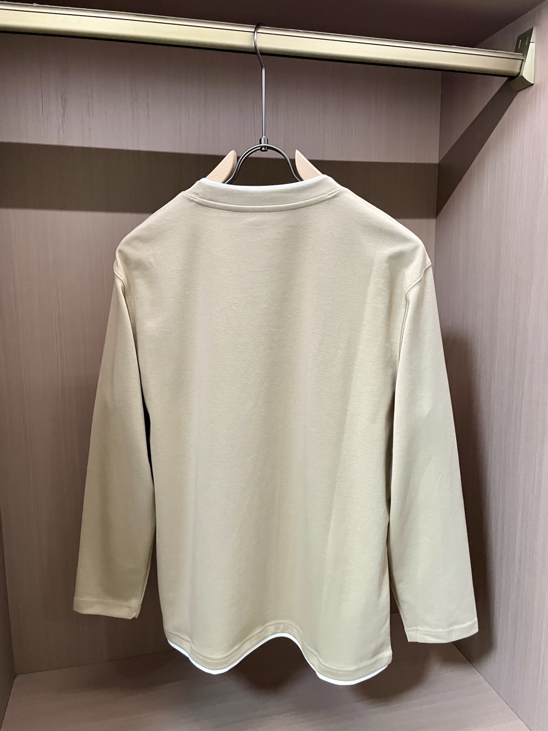 BC Brunello Cucinelli 2025SS秋季新品假两件长袖精纺精梳棉，帅气时尚，简约百搭