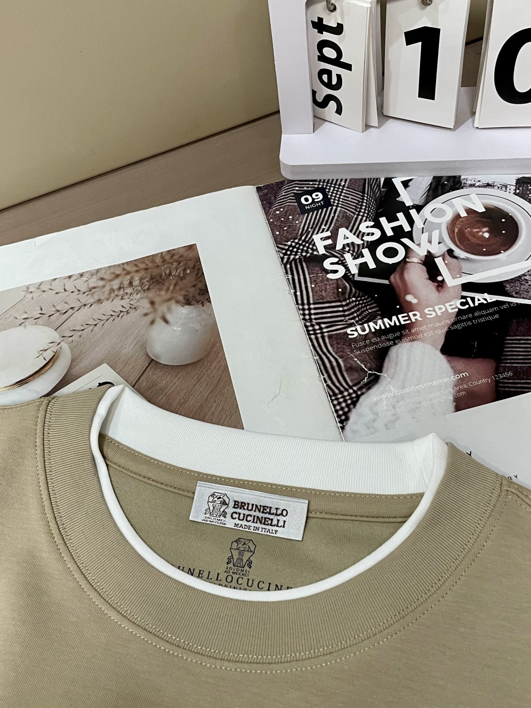 BC Brunello Cucinelli 2025SS秋季新品假两件长袖精纺精梳棉，帅气时尚，简约百搭