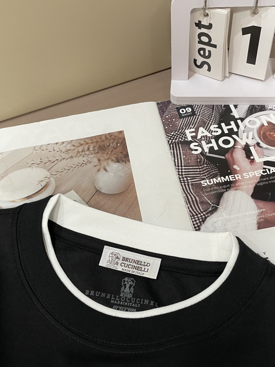 BC Brunello Cucinelli 2025SS秋季新品假两件长袖精纺精梳棉，帅气时尚，简约百搭