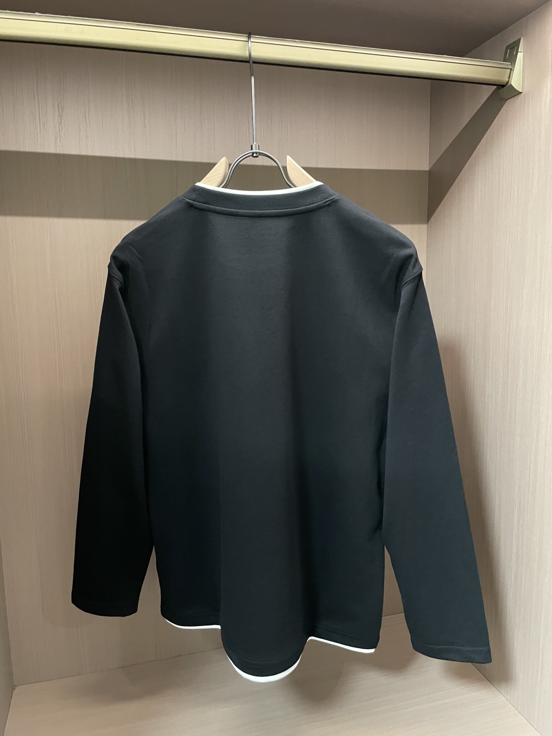 BC Brunello Cucinelli 2025SS秋季新品假两件长袖精纺精梳棉，帅气时尚，简约百搭