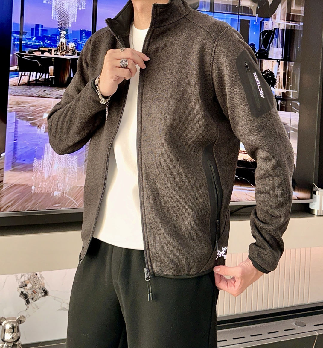 ARC‘TERYX始祖鸟COVERT CARDIGAN户外保暖抓绒衫开衫外套 超火爆海外版.采用岛国進口