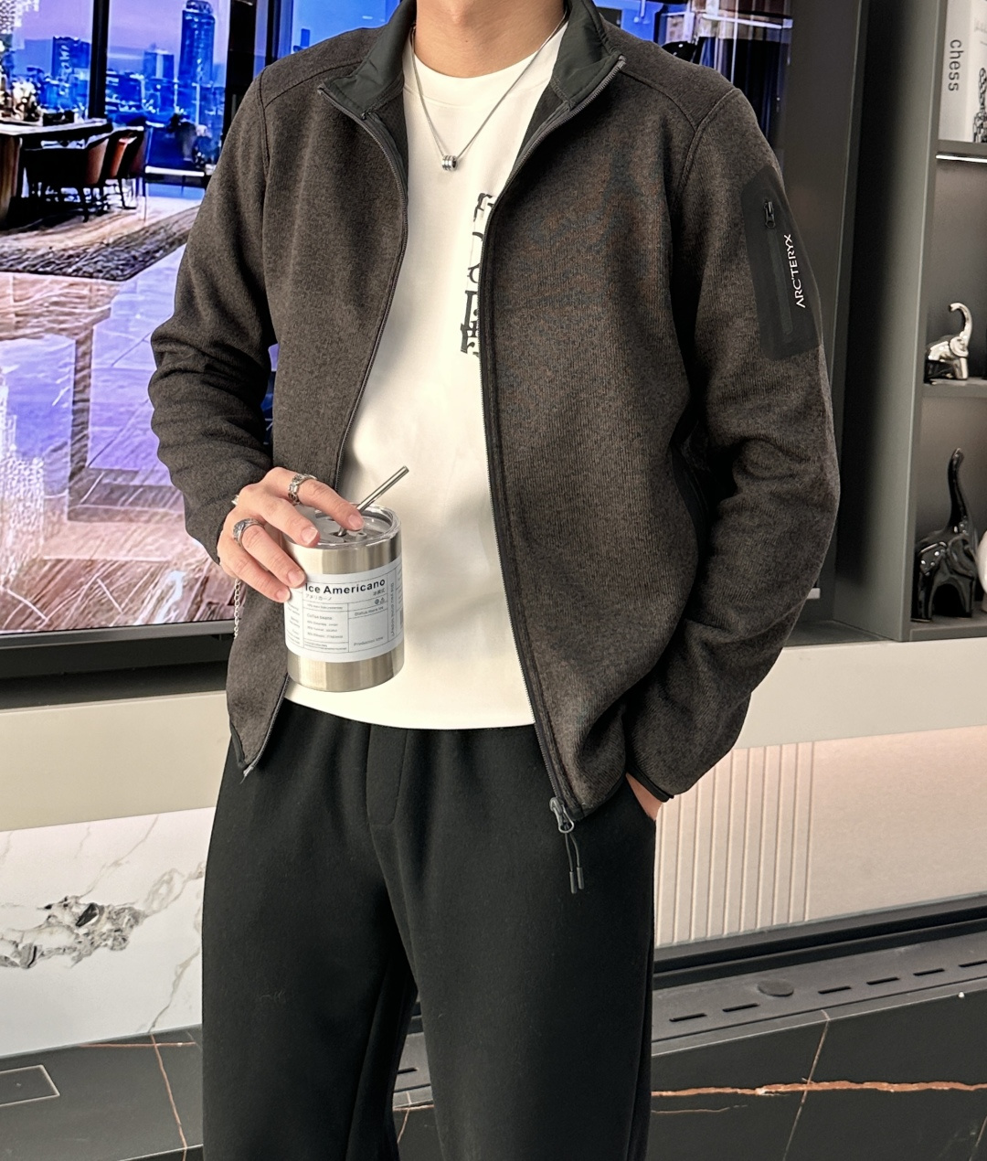 ARC‘TERYX始祖鸟COVERT CARDIGAN户外保暖抓绒衫开衫外套 超火爆海外版.采用岛国進口