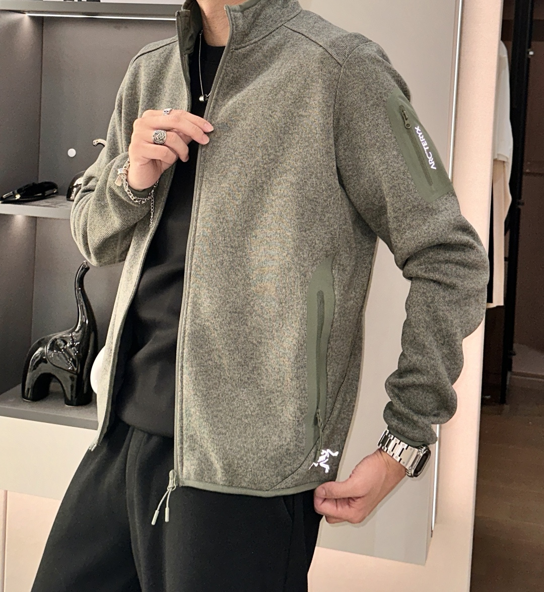 ARC‘TERYX始祖鸟COVERT CARDIGAN户外保暖抓绒衫开衫外套 超火爆海外版.采用岛国進口