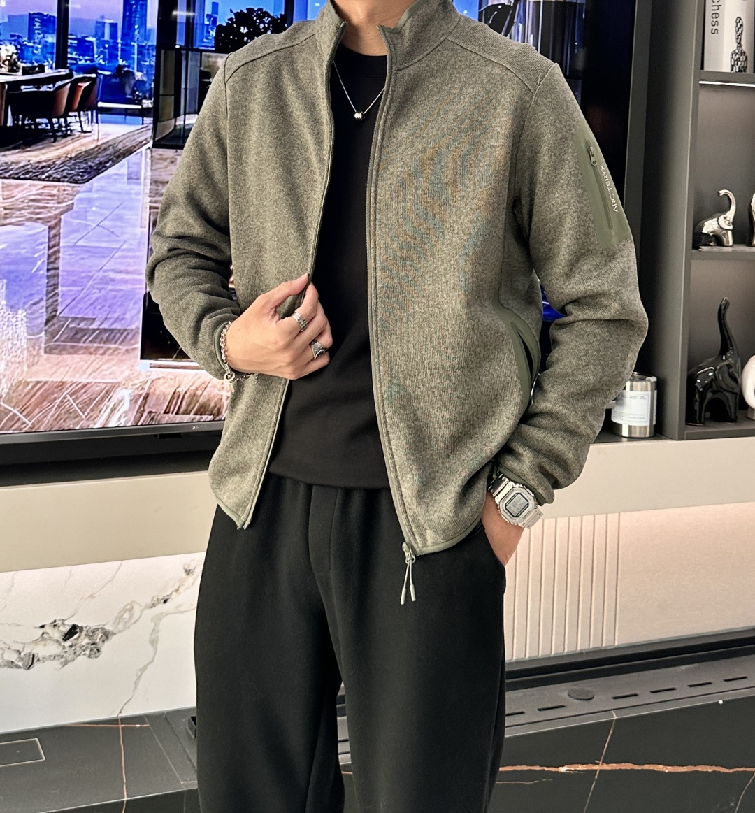 ARC‘TERYX始祖鸟COVERT CARDIGAN户外保暖抓绒衫开衫外套 超火爆海外版.采用岛国進口