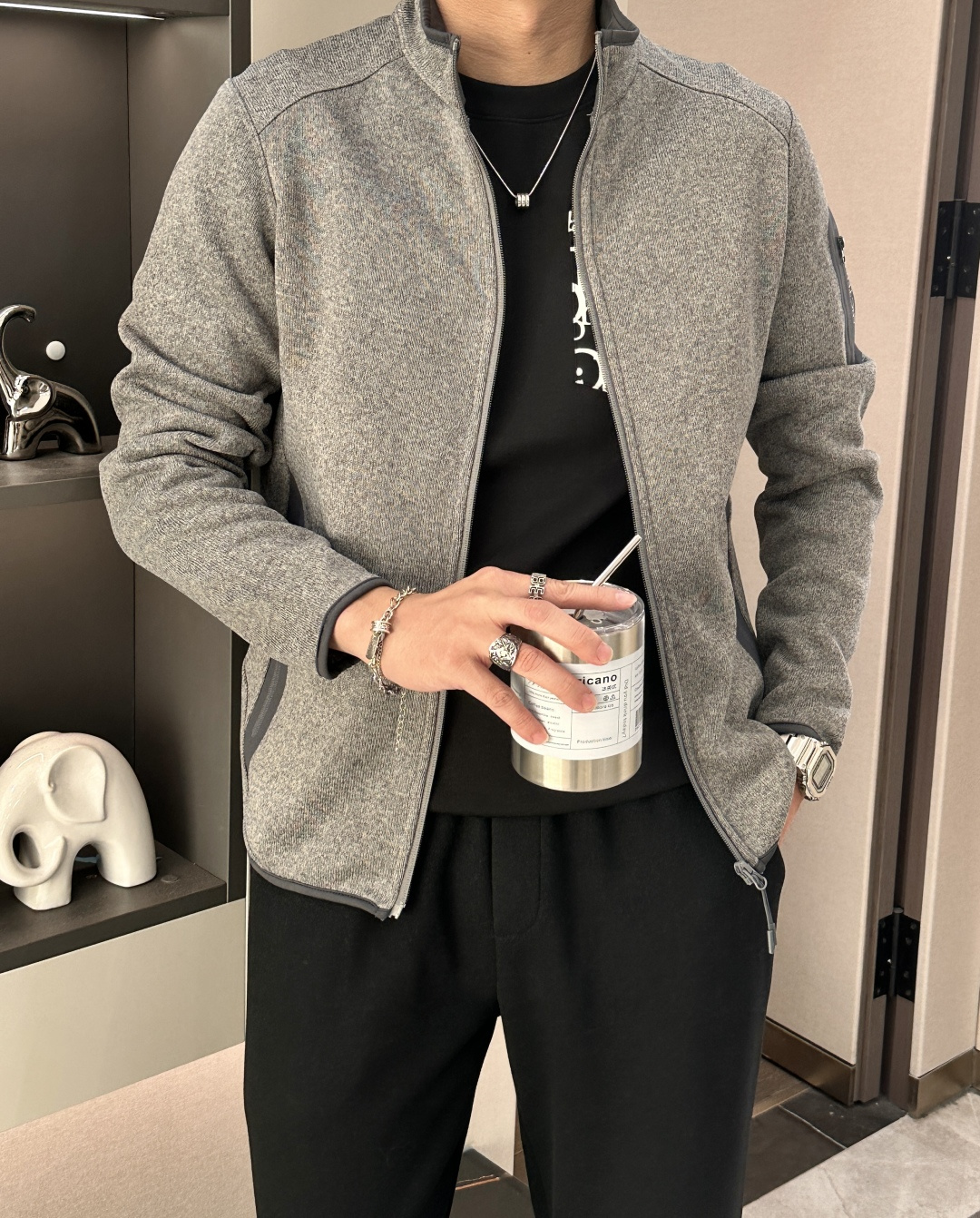 ARC‘TERYX始祖鸟COVERT CARDIGAN户外保暖抓绒衫开衫外套 超火爆海外版.采用岛国進口