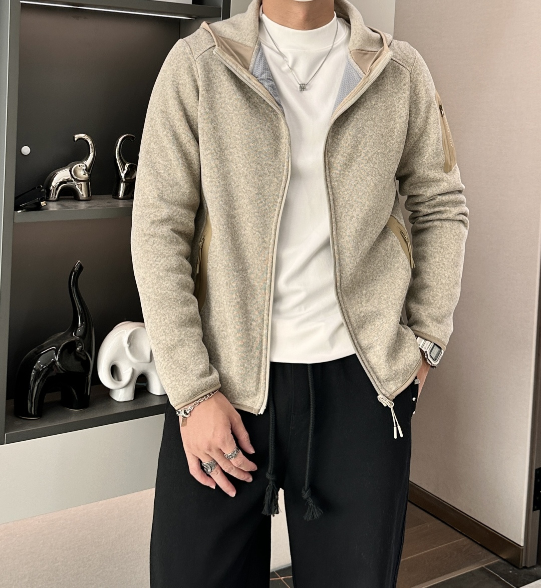 ARC‘TERYX始祖鸟COVERT CARDIGAN户外保暖抓绒衫开衫外套 超火爆海外版.采用岛国進口