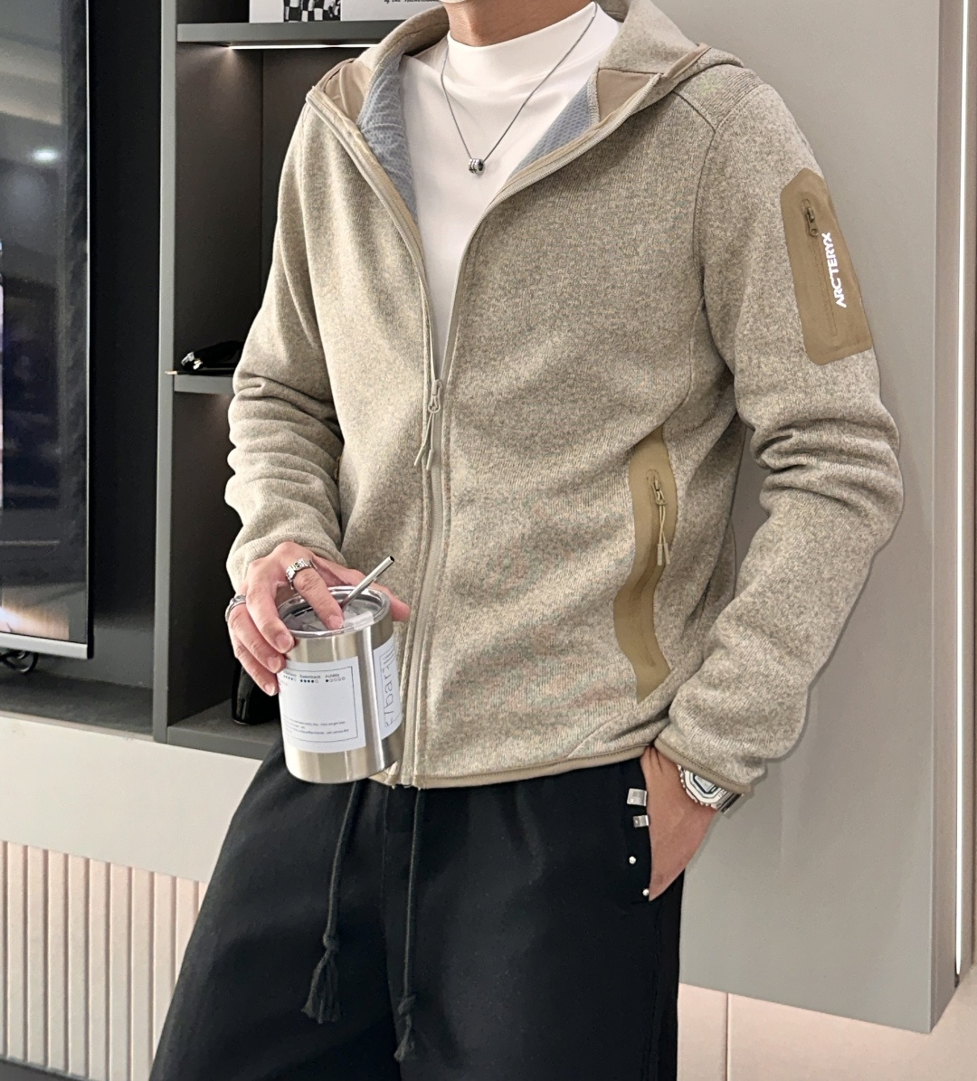 ARC‘TERYX始祖鸟COVERT CARDIGAN户外保暖抓绒衫开衫外套 超火爆海外版.采用岛国進口