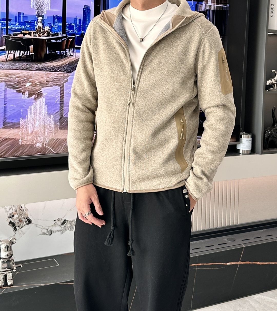 ARC‘TERYX始祖鸟COVERT CARDIGAN户外保暖抓绒衫开衫外套 超火爆海外版.采用岛国進口