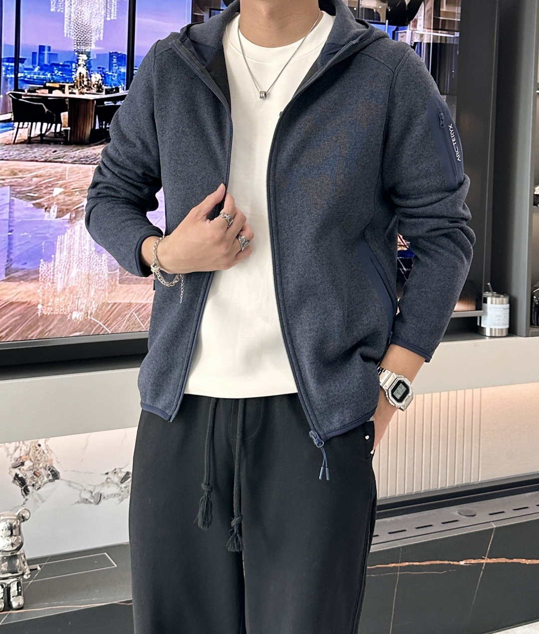 ARC‘TERYX始祖鸟COVERT CARDIGAN户外保暖抓绒衫开衫外套 超火爆海外版.采用岛国進口