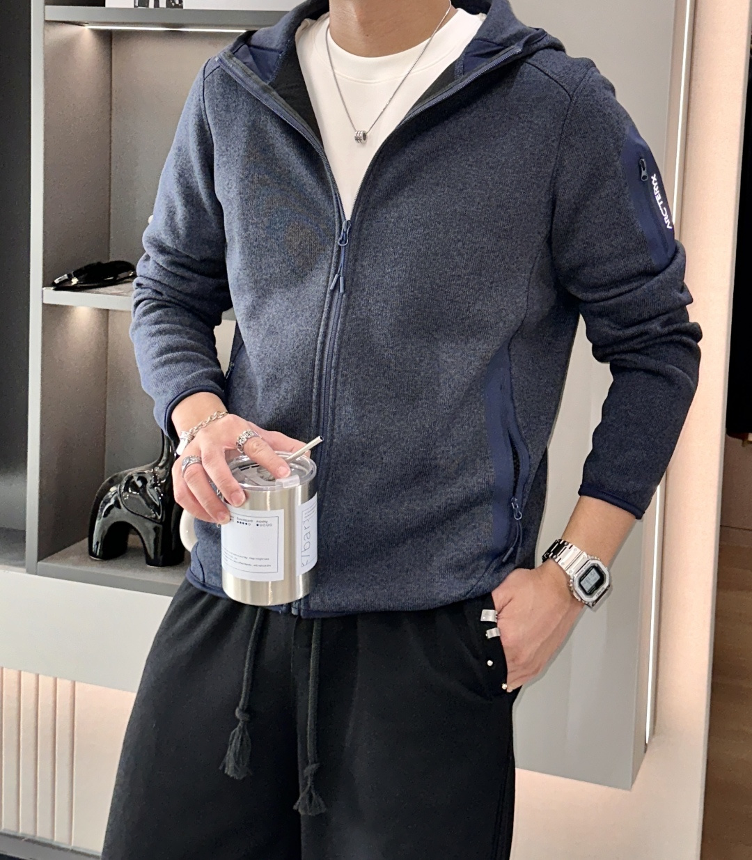 ARC‘TERYX始祖鸟COVERT CARDIGAN户外保暖抓绒衫开衫外套 超火爆海外版.采用岛国進口