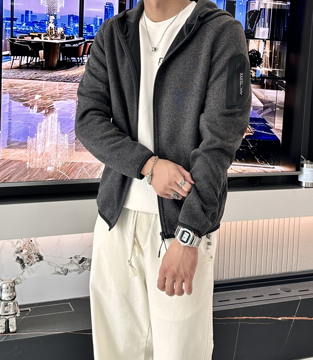 ARC‘TERYX始祖鸟COVERT CARDIGAN户外保暖抓绒衫开衫外套 超火爆海外版.采用岛国進口