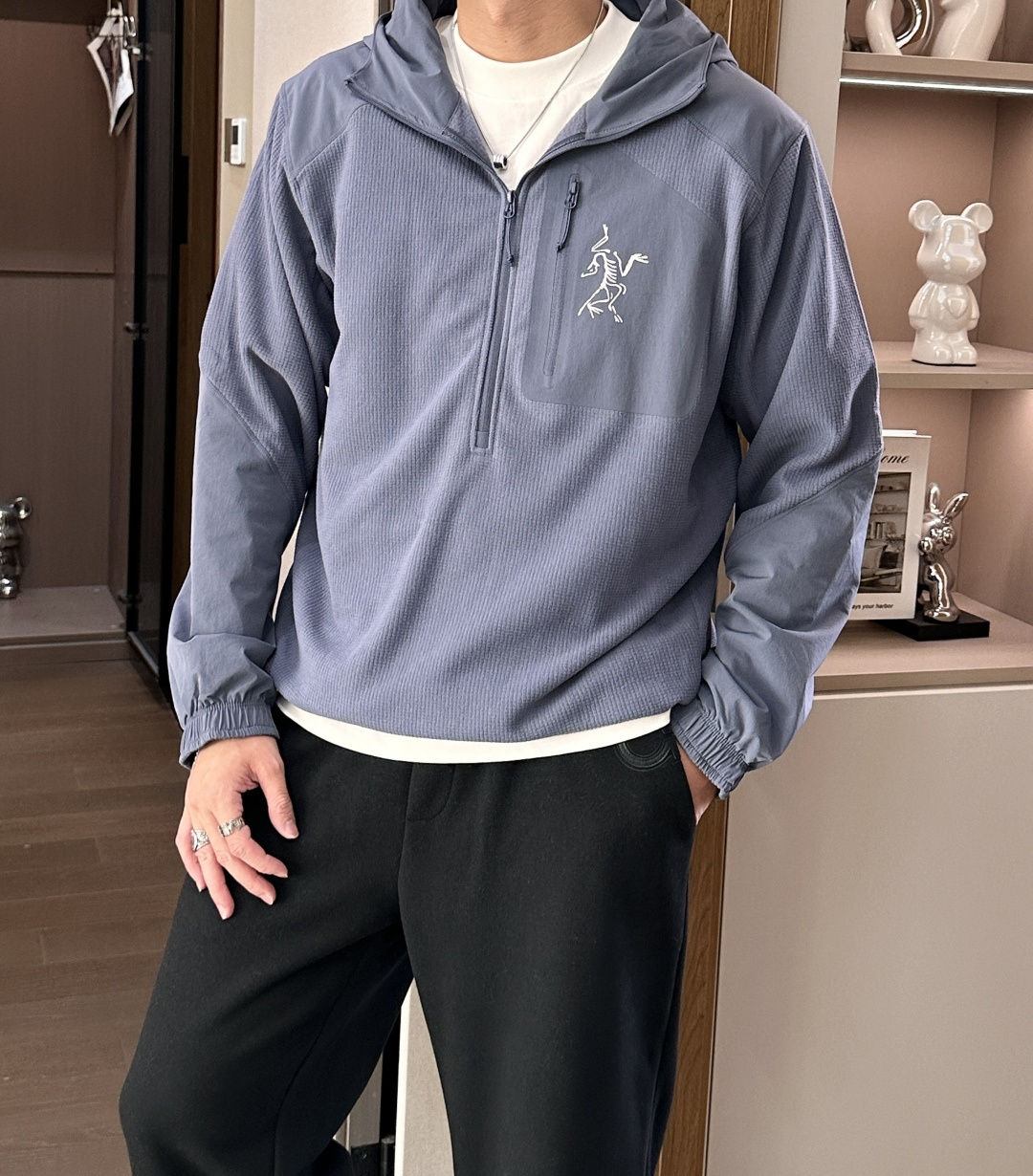 🆕🖤ARC'TERYX / GAMMA MX始祖鸟 男款软壳外套女士连帽户外运动服透气保暖薄外套100％