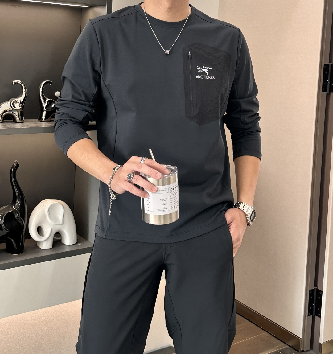 新款上新始祖鸟2025早秋Kragg SL 长袖T恤 今年Kragg系列推出了好多新款T恤，简约大气，经