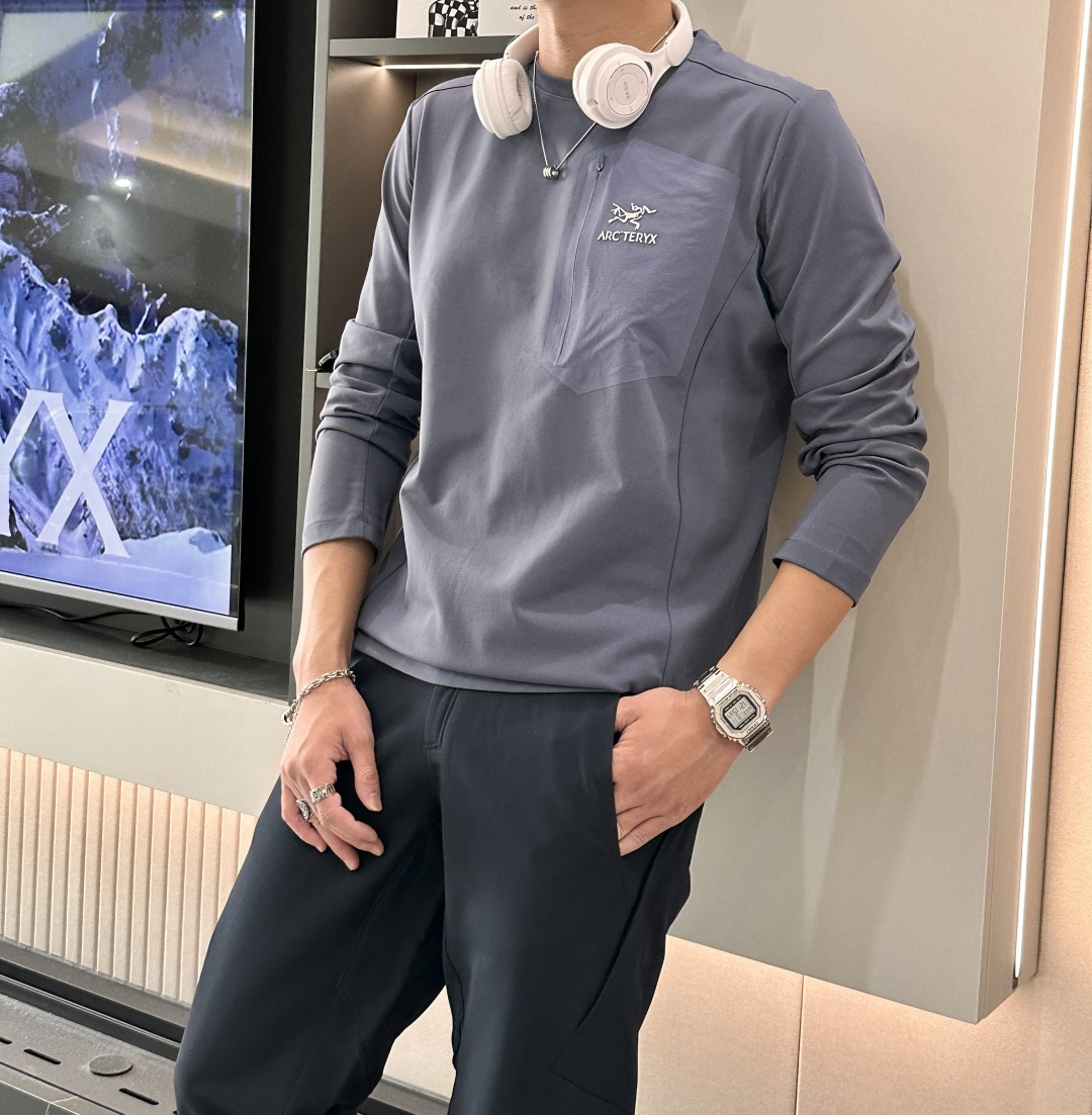 新款上新始祖鸟2025早秋Kragg SL 长袖T恤 今年Kragg系列推出了好多新款T恤，简约大气，经